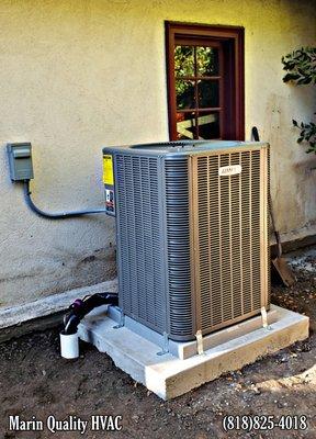 New lennox condenser install in Santa Monica Ca.