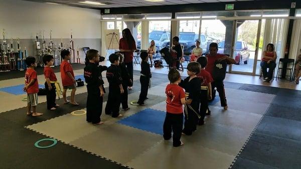 kids at our studio in santee ca having a great time.