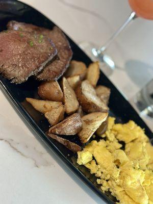 Santa Maria tri tip potatoes and eggs really good