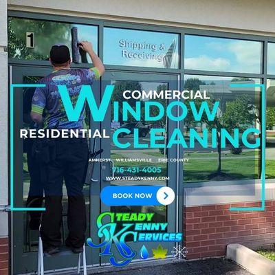 Professional residential and commercial window cleaning, servicing all of WNY