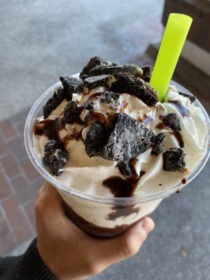 A yummy and filling oreo shake.