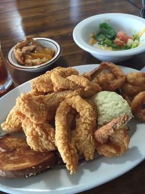 Bayou Cafe Catfish and Shrimp Combo