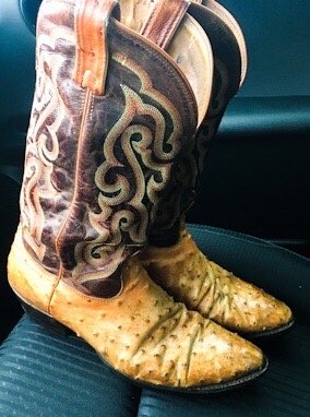 Nocona, 13D. New $375. Broken in, with new heels.