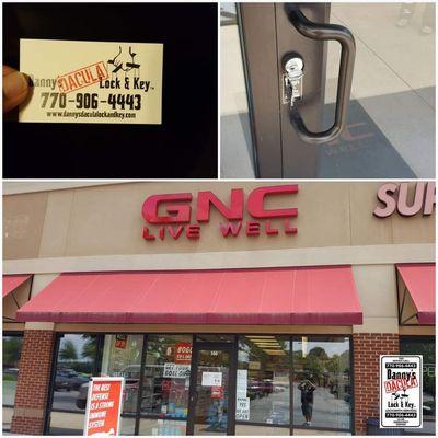 Business Rekey at GNC
by Danny's Dacula Lock & Key
770-906-4443
www.dannysdaculalockandkey.com