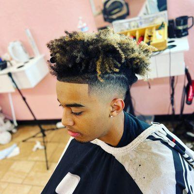 Mid fade w/ Diamond line-up