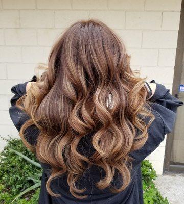 Natural balayage