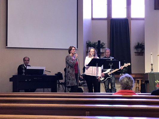 A few members of our Praise Team.