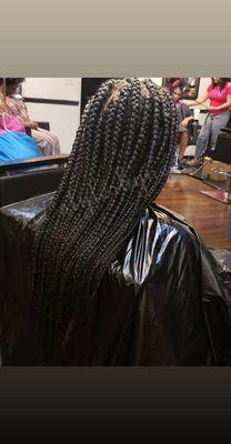 Medium Tailbone Length Box Braids