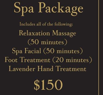 $150 Spa Package