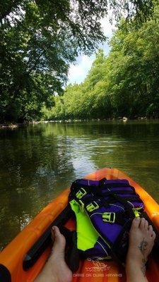 Relaxing on the Little Coal River