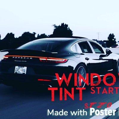 Professional window tint available