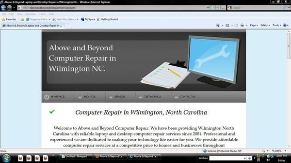 Above and Beyond Computer Repair