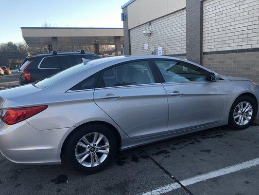 My Hyundai Sonata after paint