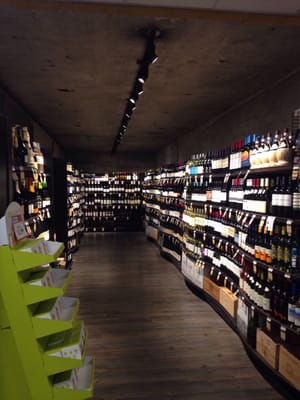 Decent wine selection for a small store!