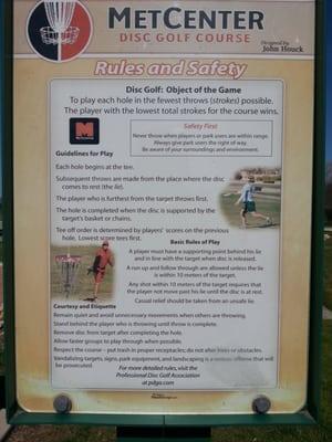 Rules and information