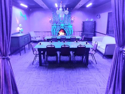 Our party room for events.