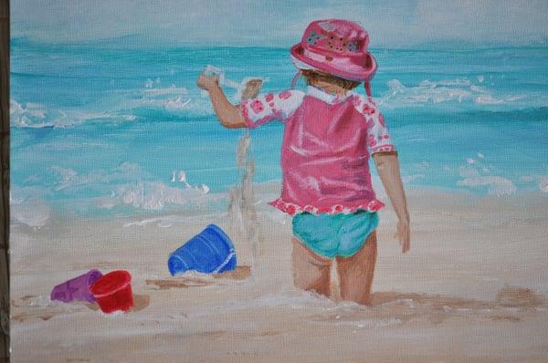 a commission while in maui, love painting on the beach there!