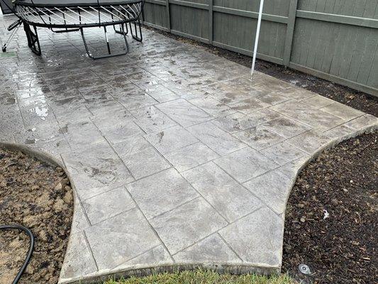 Stamped Patio