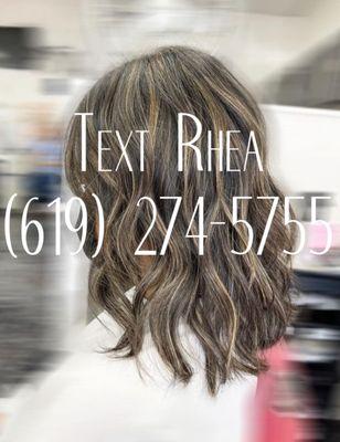 Cut and Highlights by Rhea  Instagram @urstylist