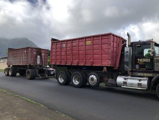 Dumpster to remove materials