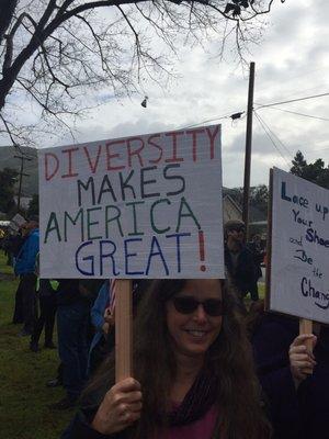 SLO women's March, 1/21/17 - Empowering, inclusive and refreshing