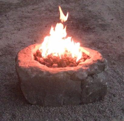 Natural Fire Boulders