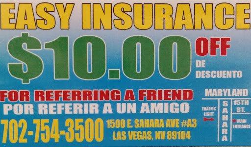 Existing Customers receive $10 off their monthly payment for Referrals that sign up with Easy Insurance companies.