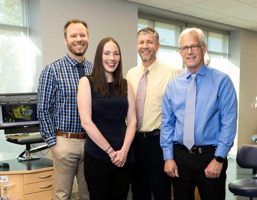 Dr. Kevin Knutson, Dr. Sarah McDermott, Dr. William Bird, and Dr. Steven Peterson