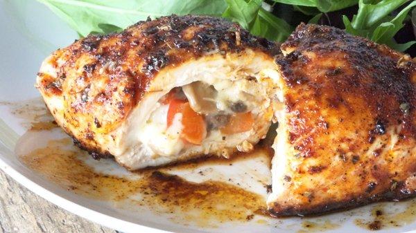 Stuffed Blackened Chicken Breast