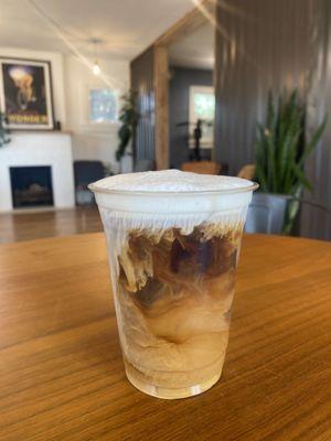 Cold brew with cold foam