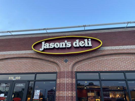 Beautiful evening at Jason's Deli