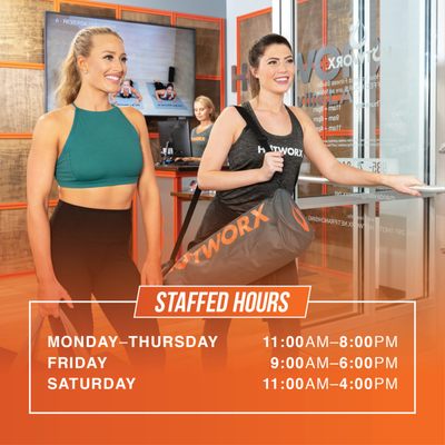 While we are open 24/7 for our members we are not staffed 24/7 ...  Here are our staffed hours :)