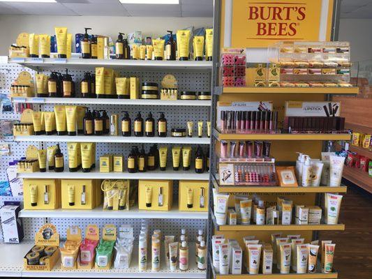 We offer Burt's Bees and The Naked Bee products!