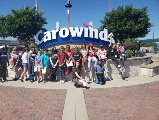 Growing relationships on a trip to Carowinds.