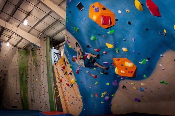 Bouldering at CRG Glastonbury