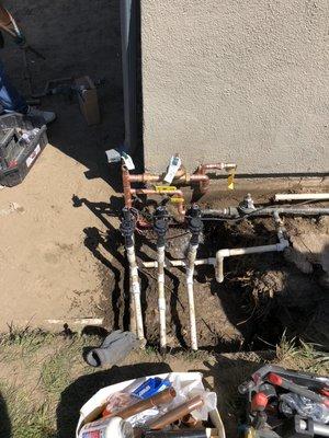 New main line manifold upgrade