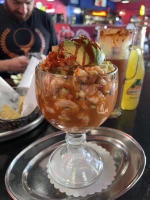 Coctel de Camaron (Shrimp Coctail)