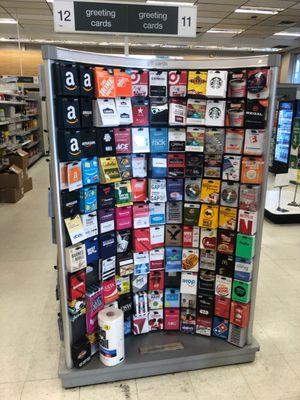 Gift card rack