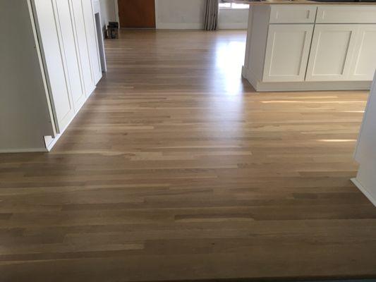 Kitchen hardwood floors