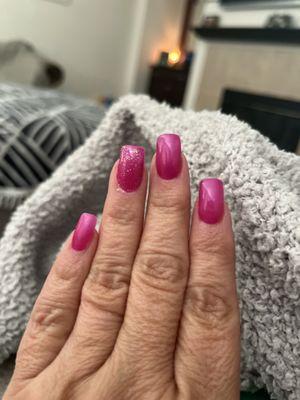 Full set , gel polish