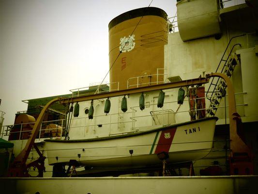 A view aboard Coast Guard Cutter - WHEC-37, "Last Survivor of Pearl Harbor".