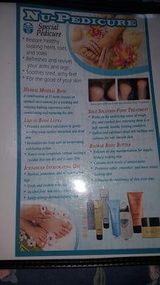 Special pedicure info