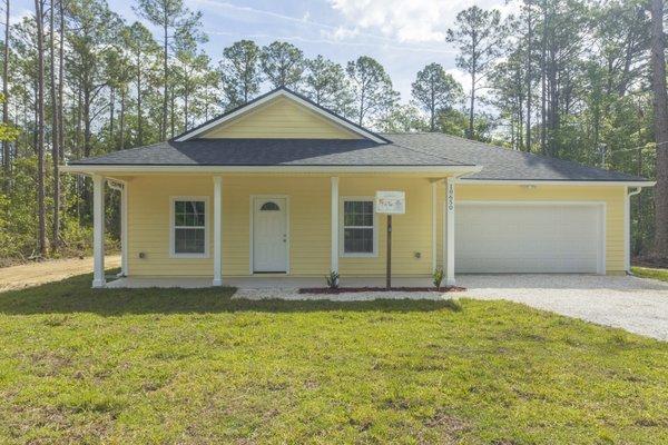 New construction on 1 acre, move in ready