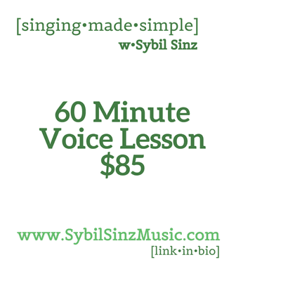 Book your 60 Minute Voice Lesson now:
https://sybilsinzmusic.com/ola/services/60-minute-voice-lesson