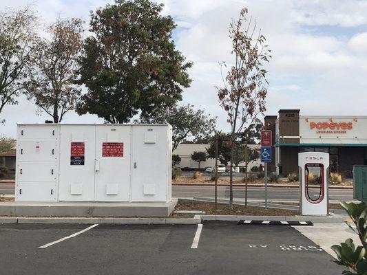 7.30.22 Tesla Supercharger Main Control House and Handicap Supercharger Stall