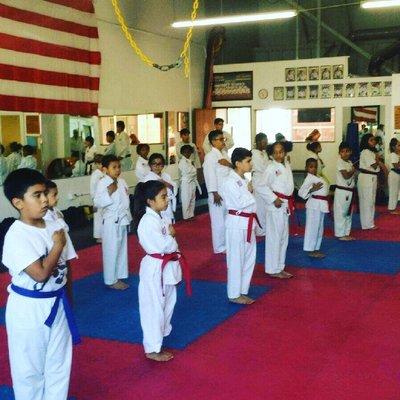 Tenets of Taekwondo are repeated during each class and taught to take home and lived by.