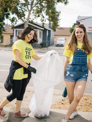 Street teams at Adopt the City weekend