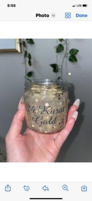 14 karat gold wild golden clay pieces Large 20$. sSmall 10$