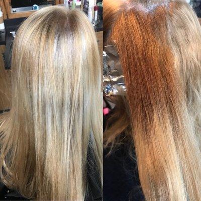 Color correction  Hair by Ashley