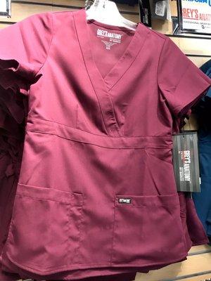 Greys anatomy scrubs- they have a great fit